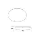 Brumberg 12577073 LED-Anbauleuchte 230 V AC, 18 W