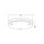 Brumberg 81223070 Abdeckring weiss matt Glas zu 12567