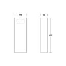 Brumberg 81440180 Poller zu 6119103, H: 400 mm