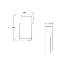 Brumberg 10222103 LED-Wandanbauleuchte