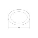 Brumberg 81212080 Abdeckring schwarz matt zu 12565
