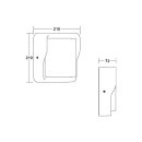 Brumberg 10224103 LED-Wandanbauleuchte