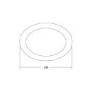 Brumberg 81213080 Abdeckring schwarz matt zu 12567