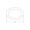 Brumberg 81210080 Abdeckring schwarz matt zu 12563
