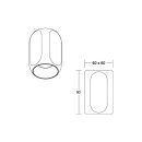 Brumberg 12122183 LED-Decken-Anbaudownlight 230 V AC, 4 W