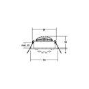 Brumberg 12646173DW LED-Einbaustrahler 230 V AC, 6 W