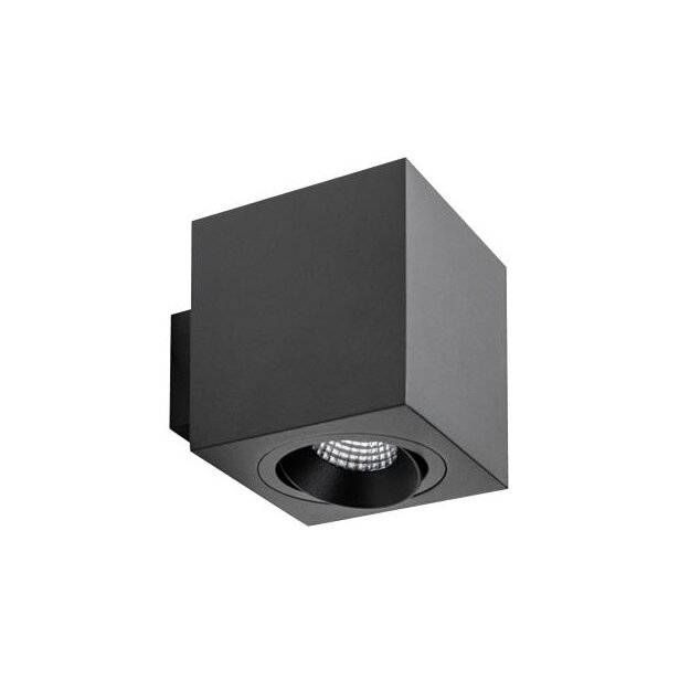 Brumberg 45212180 Wand-Anbaumodul quadratisch struktur schwarz