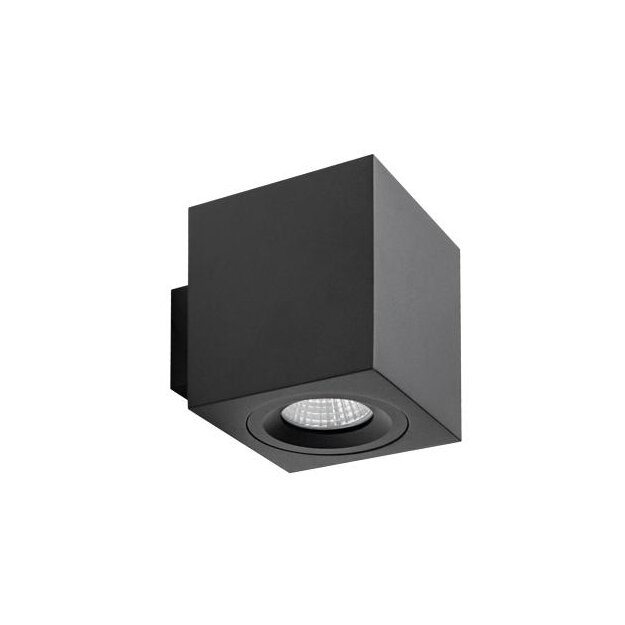 Brumberg 45211180 Wand-Anbaumodul quadratisch struktur schwarz