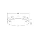 Brumberg 81220080 Abdeckring schwarz  Glas zu 12563