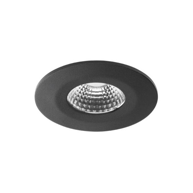 Brumberg 12647183DW LED-Einbaudownlight OBIRA Struktursilber
