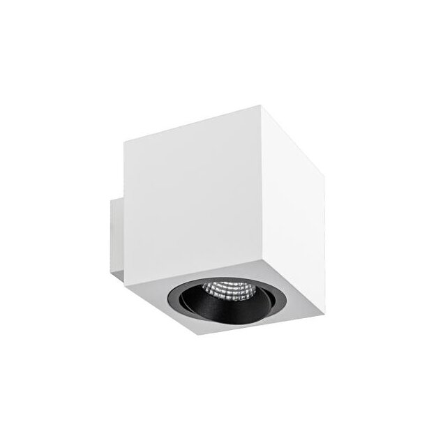 Brumberg 45212550 Wand-Anbaumodul quadratisch struktur weiß/schwarz