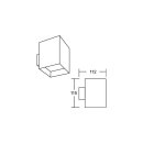 Brumberg 45205550 Wand-Anbaumodul quadratisch struktur...