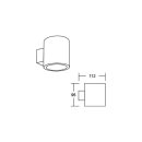 Brumberg 45206550 Wand-Anbaumodul rund struktur...
