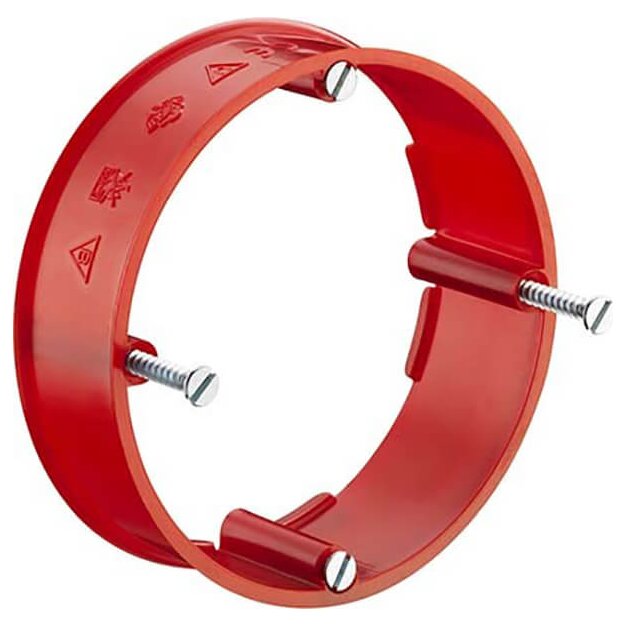Kaiser 1155-72 Unterputz Putzausgleich-Ring h=24 mm Schraubabstand 67 mm mit Geräteschrauben