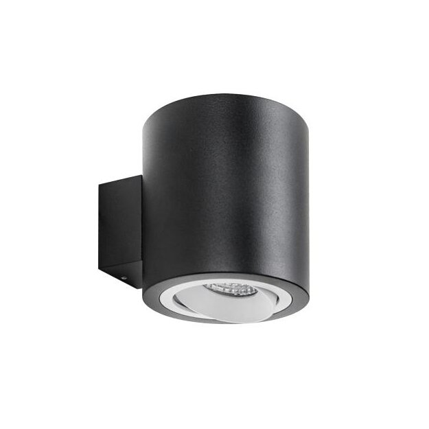 Brumberg 45208560 Wand-Anbaumodul rund struktur schwarz / struktur weiß