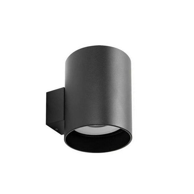 Brumberg 45201560 Wand-Anbaumodul rund struktur-schwarz / struktur-weiß