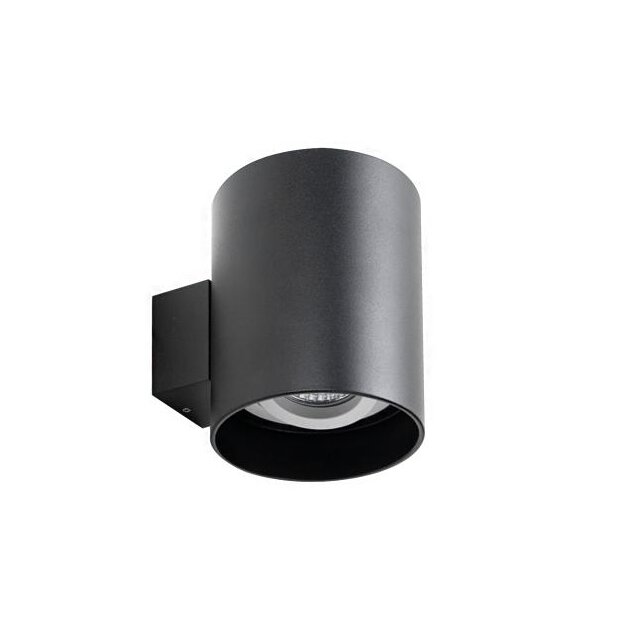Brumberg 45200560 Wand-Anbaumodul rund struktur-schwarz / struktur-weiß