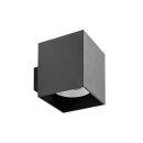 Brumberg 45205560 Wand-Anbaumodul quadratisch struktur schwarz / ws