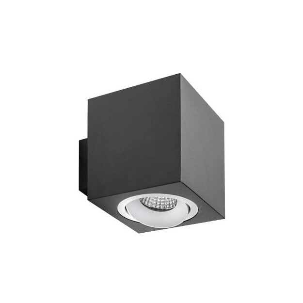 Brumberg 45212560 Wand-Anbaumodul quadratisch struktur schwarz/ws