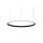 Brumberg 84070183MT LED-Pendel-Ring, D=800mm, Matter, 3.00