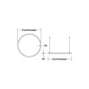 Brumberg 84112183MT LED-Pendel-Ring, D=1.200mm, Matter, 3.