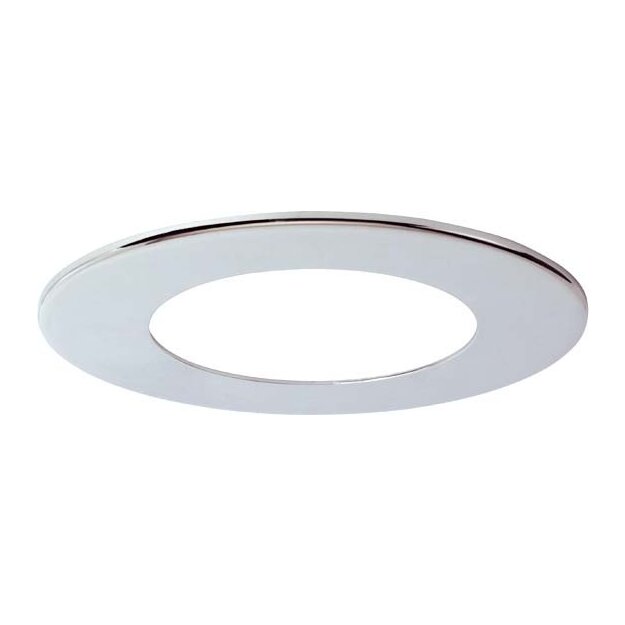 Kaiser 9301-02 Einbaugehäuse ThermoX Dekorblende chrom Außendurchmesser Ø 125 mm Öffnungsmaß Ø 68 / 75 mm