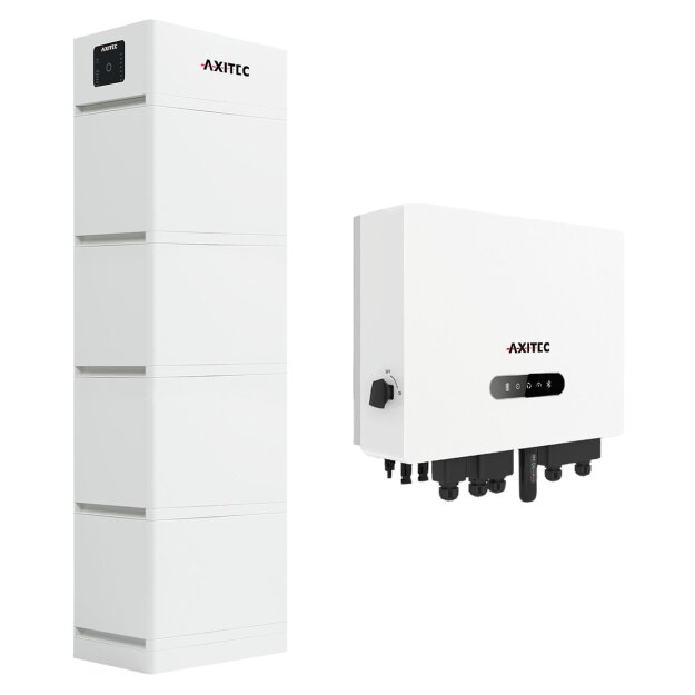 AXITEC  AXIstorage Li SV2 13.5 + AXIhycon 8H HV-Speichersystem, 13,5 kWh nutzbar, 3-phasig (4x AY10731 + 1x AY10786 + 1x AY10823)