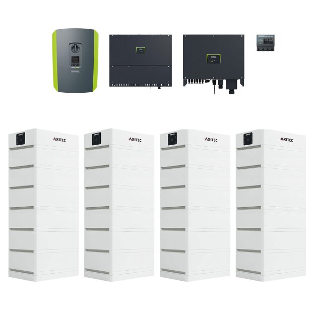 AXITEC + Kostal  AXIstorage Li SV1 80.8 +Plenticore BI10+PikoCI30+60 HV-Speichersystem + Wechselrichter Set (24x AXITEC-AY10730 + 4x AY10785) + (Kostal-10534084 + 10537876 + 10534223 + 10535120) + Pylontech-HV-6_Combiner-Box