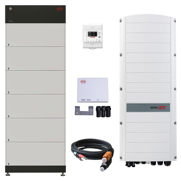BYD B-BOX LVS 24.0 (24 kWh) (6x 12940053-00 + 12940054-00) + BYD 13172499-00 + SolarEdge SE5K-RWS48BEN4 + SolarEdge MTR-240-3PC1-D-A-MW + HIS-BYD-RKS_35_2500