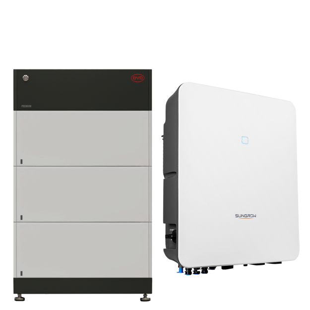 BYD + Sungrow: B-BOX HVS 7.7 (3x Batteriemodul + 1x Batteriesteuergerät) + Sungrow SH8.0RT