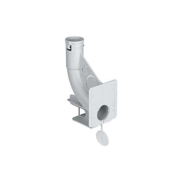 Kaiser 1261-14 Betonbau Wand-Decken-Übergang 90° für M25 Rohre mit 2 Verschlussdeckeln