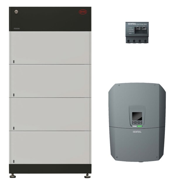 BYD + Kostal: BYD HVS 10.2 (10,24 kWh) (4x Premium HVS 2,56 kWh + Batteriesteuergerät) +  Kostal Plenticore L G3 + Kostal Smart Meter