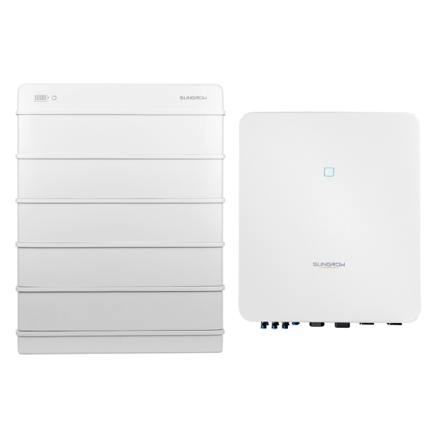 Sungrow SBR160 V13.2 (5x SBR V13.2 + Batteriesteuergerät) + SH20T-V11 HV-Speichersystem, 16,0 kWh
