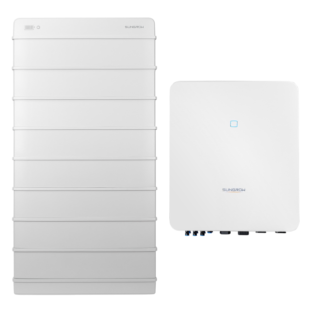 Sungrow SBR256 V13.2 (8x SBR V13.2 + Batteriesteuergerät) + SH15T-V11 HV-Speichersystem, 25,6 kWh