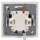 Jung Taster Set Alpinweiß Serie A mit  AS581WW Rahmen 1fach + 506U Wippschalter Universal Aus-Wechsel + AS591WW Wippe