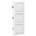 Jung Taster Set Alpinweiß Serie A mit AS583WW Rahmen 3fach + 3x 506U Wippschalter Universal Aus-Wechsel + 3x AS591WW Wippe