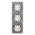 Jung Taster Set Alpinweiß Serie A mit AS583WW Rahmen 3fach + 3x 506U Wippschalter Universal Aus-Wechsel + 3x AS591WW Wippe