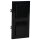 Jung Serie A Komplett-Set Schwarz: 2x 506U Wippschalter Universal + 2x A590SW Wippe + A5582BFSW 2-fach Rahmen