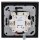 Jung Jalousieschalter Set Schwarz Serie A mit AC581SW Rahmen 1fach + 509VU Jalousie-Wippschalter + A595PSW Wippe f. Jalousie-Schalter/-Taster (Duroplast)