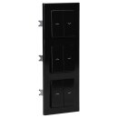 Jung Jalousieschalter Set Schwarz Serie A mit AC583SW...
