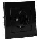 Jung Serie A Komplett-Set Schwarz: A1520SW SCHUKO...