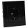 Jung Serie A Komplett-Set Schwarz: A1520SW SCHUKO Steckdose + A5581BFSW 1-fach Rahmen