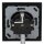 Jung Serie A Komplett-Set Schwarz: A1520SW SCHUKO Steckdose + A5581BFSW 1-fach Rahmen
