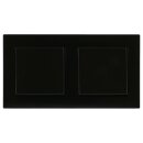 Jung Schuko Set Schwarz Serie A AC582SW Rahmen 2-fach +...
