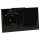 Jung Schuko Set Schwarz Serie A AC582SW Rahmen 2-fach + 2x A1520KLSW SCHUKO® Steckdose mit Klappdeckel