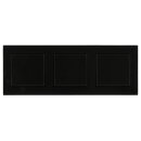 Jung Schuko Set Schwarz Serie A AC583SW Rahmen 3-fach +...