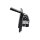 Jung Schuko Set Schwarz Serie A AC583SW Rahmen 3-fach + 3x A1520KLSW SCHUKO® Steckdose mit Klappdeckel