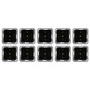10x Jung A1520KISW SCHUKO Steckdose mit...
