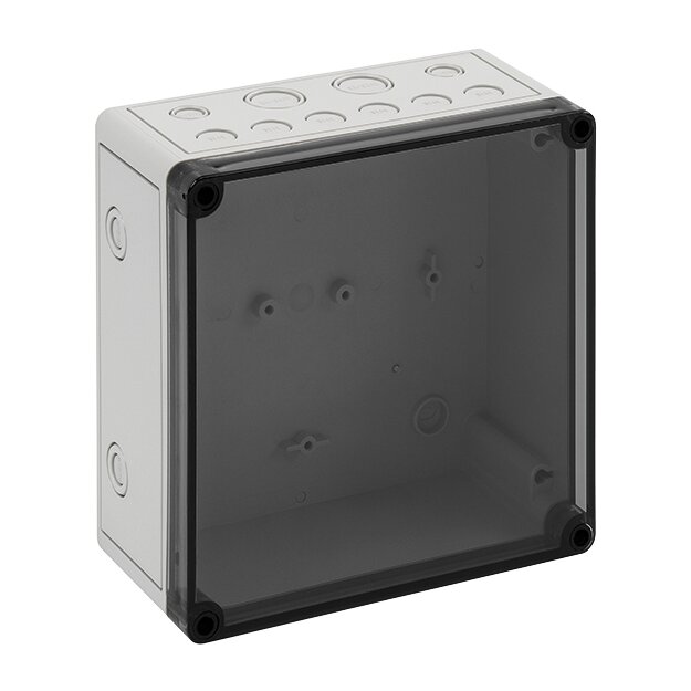 Spelsberg 13700785 Leergehäuse Schutzart IP66 Schlagfestigkeit IK08 Schutzklasse II Ui 690V AC Bemessungsisolationsspannung 1000V DC halogenfrei TK PC 1818-9-tm PV