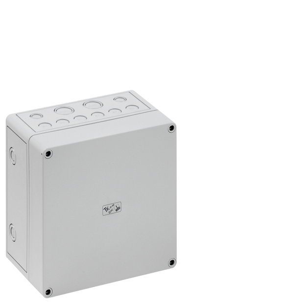 Spelsberg 12790785 Leergehäuse Schutzart IP66 Schlagfestigkeit IK08 Schutzklasse II Ui 690V AC Bemessungsisolationsspannung 1000V DC halogenfrei TK PC 1818-11-m PV